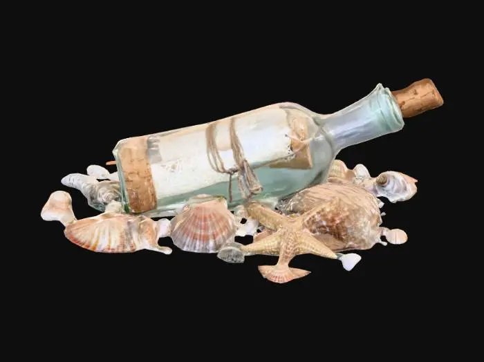 3D model for Message in a Bottle