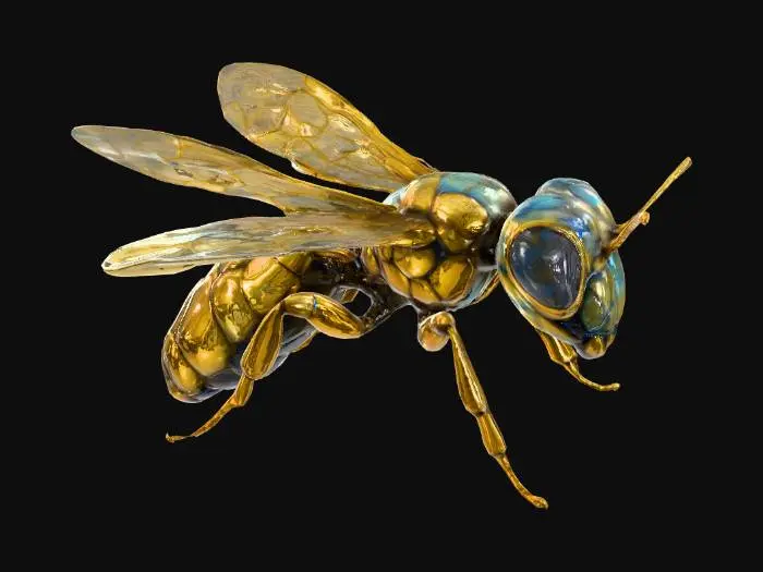 3D model for Metallic Wasp Artistry