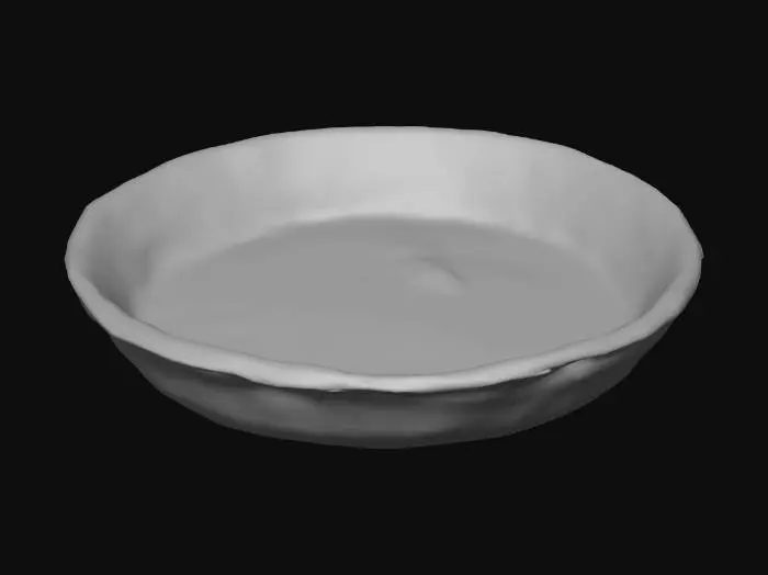 3D model for Decorative Floral Plate with Birds