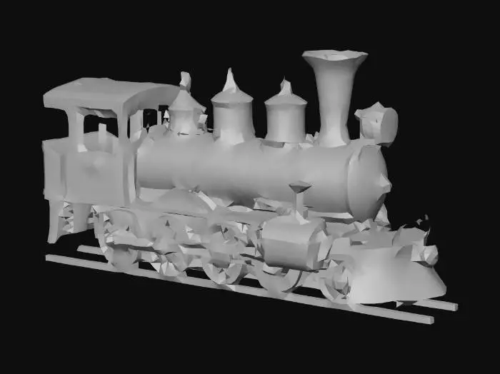 3D model for Vintage Locomotive