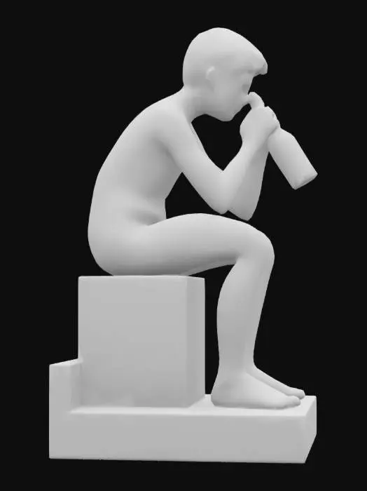 3D model for The Quiet Thinker
