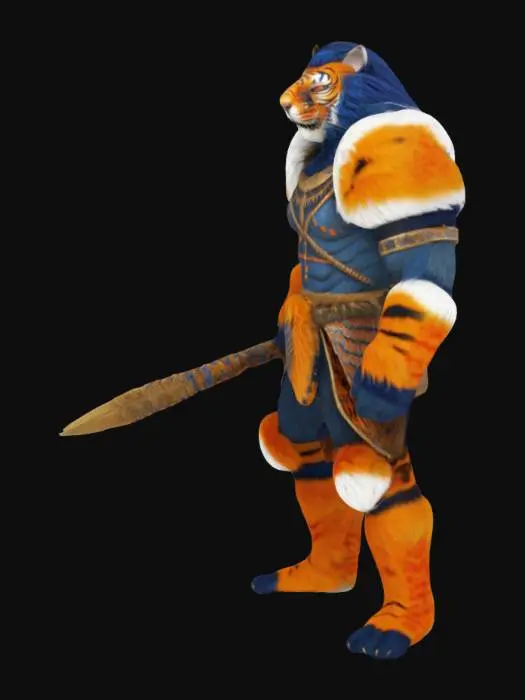 3D model for Warrior of the Wilds