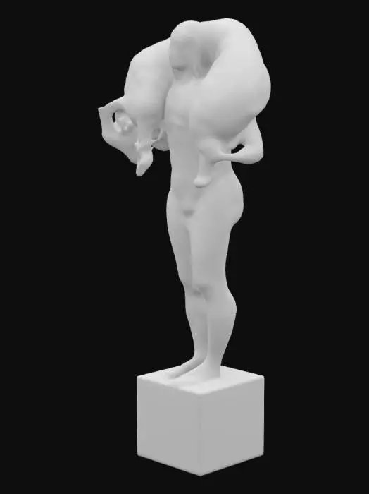 3D model for Shepherd Statue