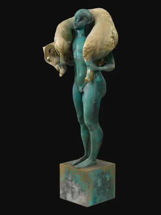 3D model for Shepherd Statue