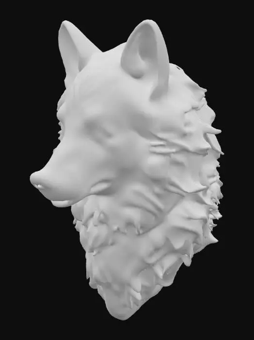 3D model for Wolfie Plaque
