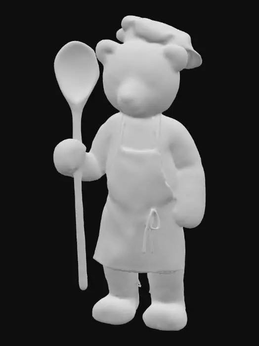 3D model for Chef Teddy Bear