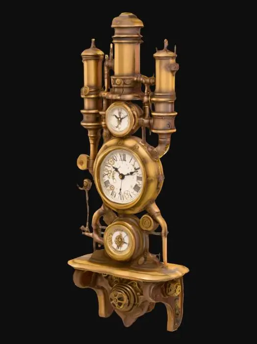 3D model for Steampunk Timepiece