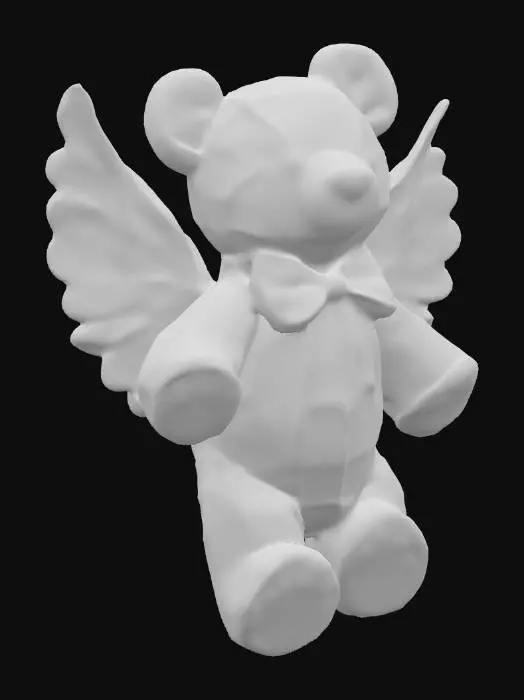 3D model for Stained Glass Teddy Bear