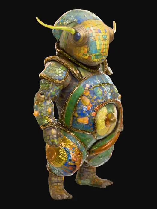 3D model for Mosaic Armadillo Warrior
