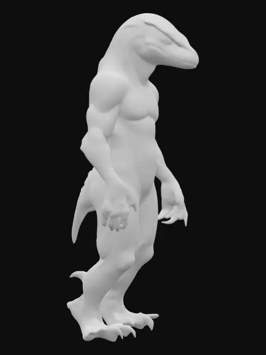 3D model for Lizard Guardian