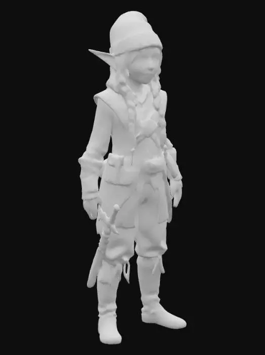 3D model for Elven Scout