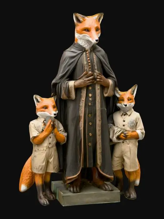 3D model for Fox Family Portrait
