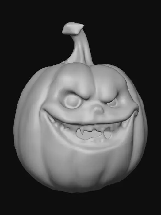 3D model for Grinning Jack-o'-Lantern