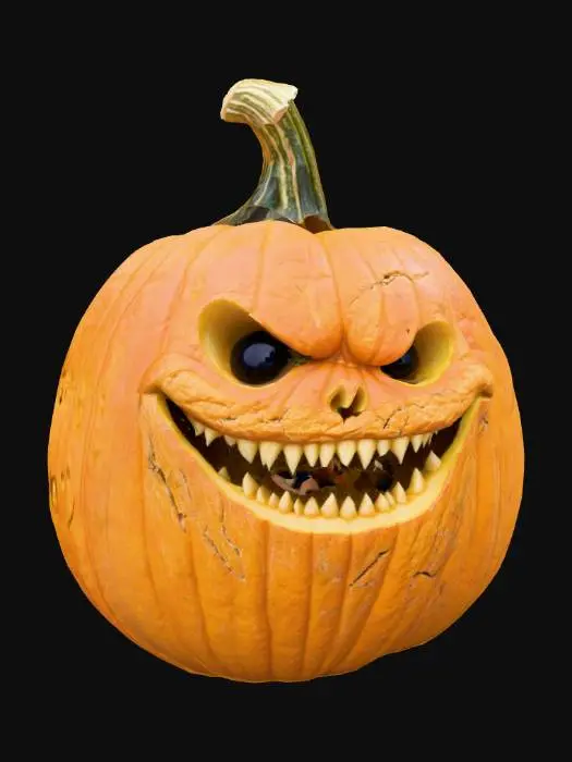 3D model for Grinning Jack-o'-Lantern