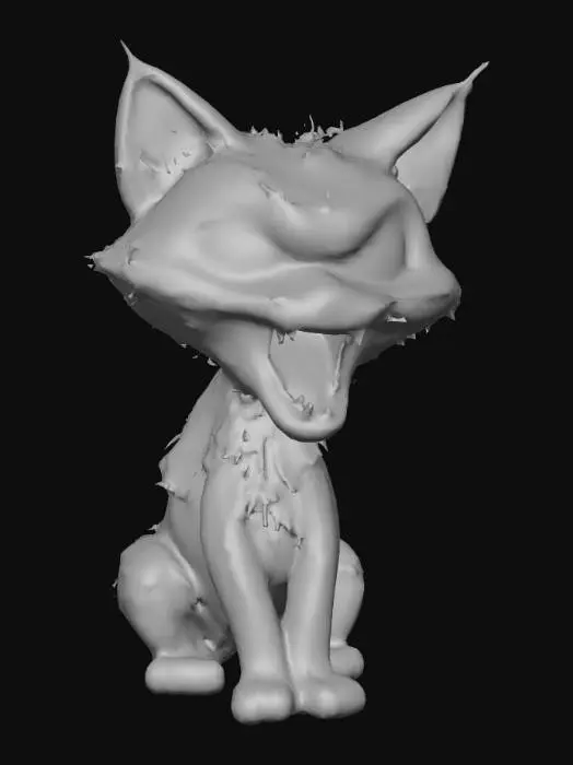 3D model for Fiery Feline