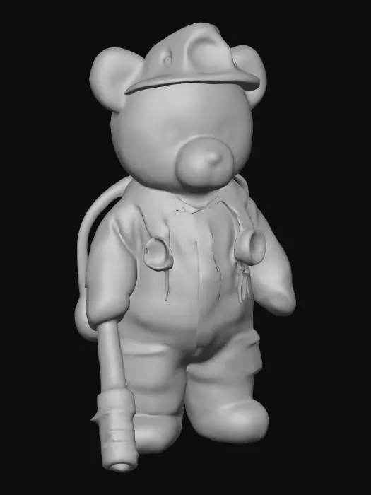 3D model for Firefighter Bear