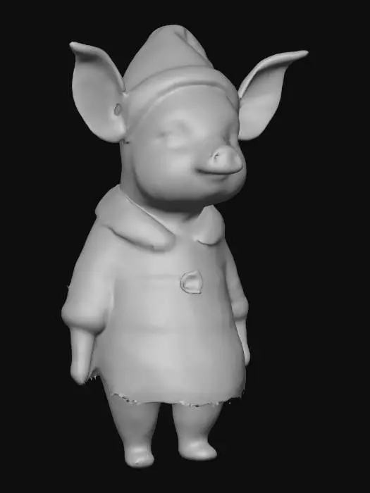 3D model for Festive Piglet Elf
