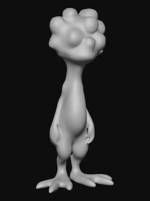 3D model for Eyestalk Alien