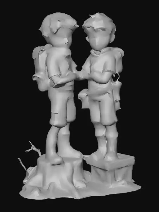 3D model for Twin Adventurers