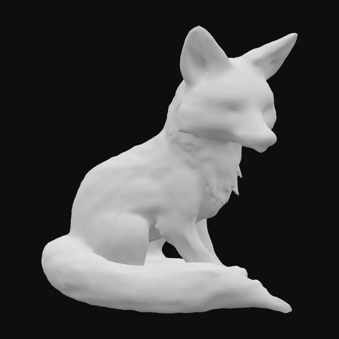 3D model for Vivid Mosaic Fox