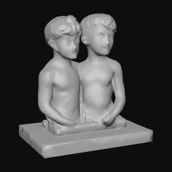 3D model for Twin Statues