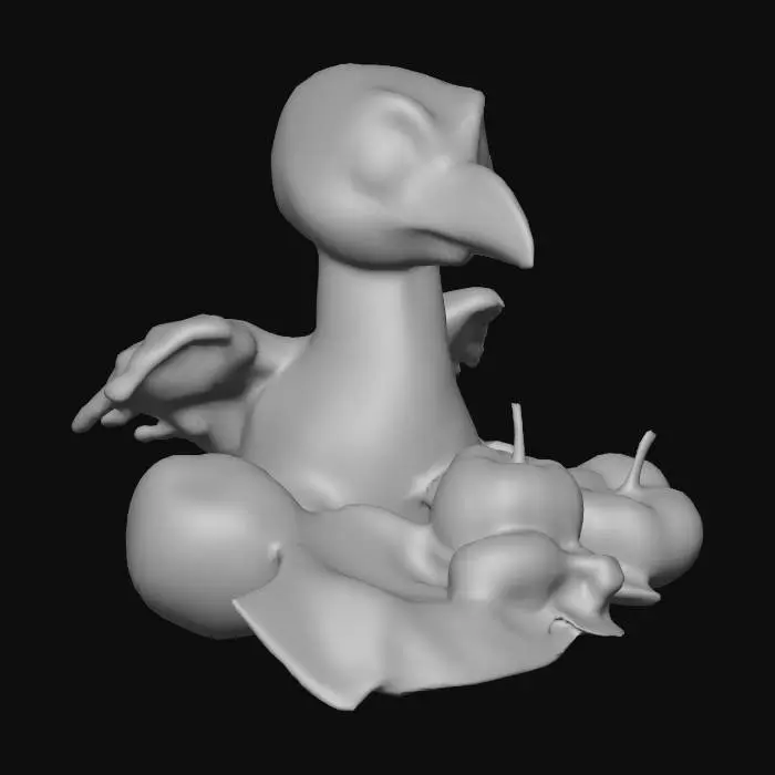 3D model for Autumn Chick Adventure