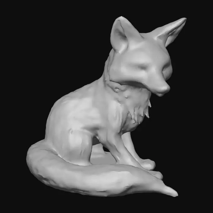 3D model for Vivid Mosaic Fox