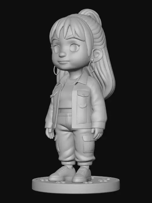 3D model for POP+NCM+stylized+character+3d+model