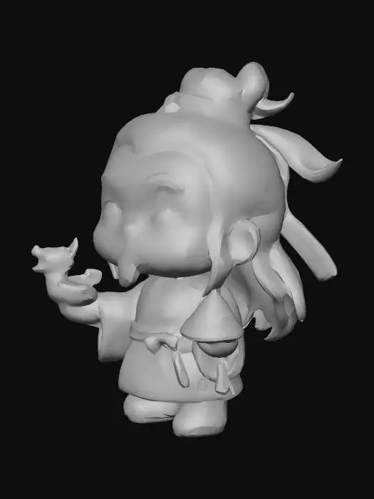 3D model for Dragon Boat Doll
