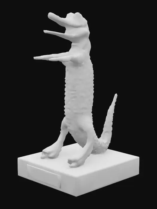 3D model for Golden Gator Trophy