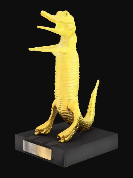 3D model for Golden Gator Trophy