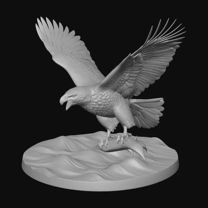 3D model for Eagle Over the Tides