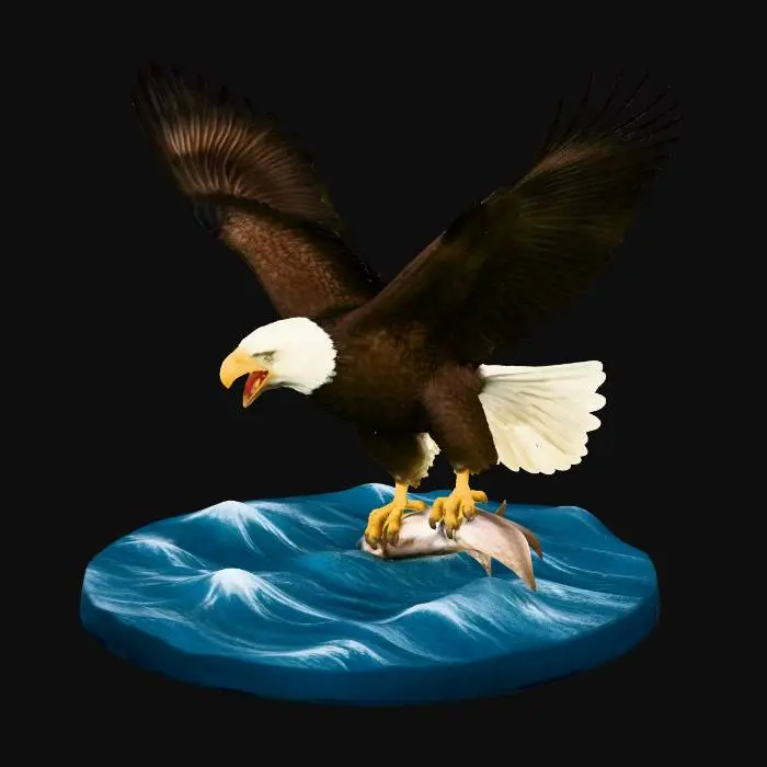 3D model for Eagle Over the Tides