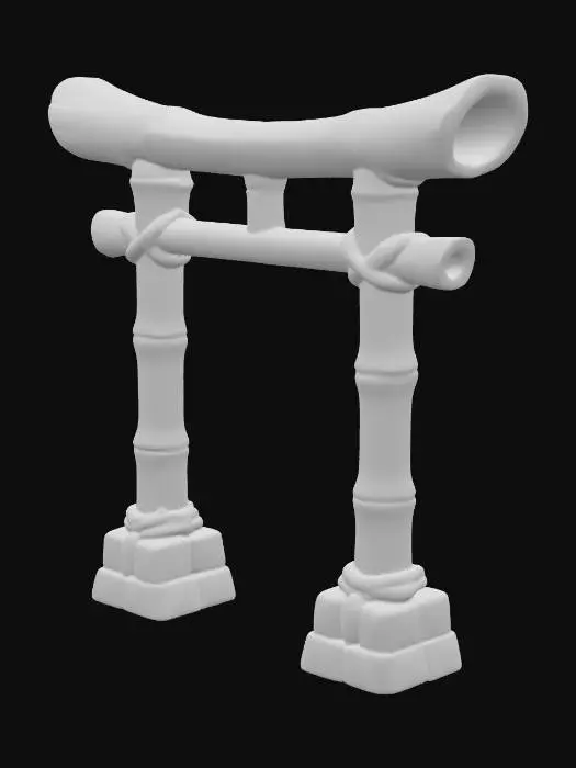 3D model for Bamboo Torii Gate