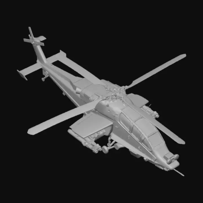 3D model for Combat Helicopter Snapshot