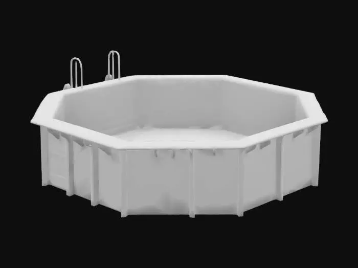 3D model for Wooden Above-Ground Pool