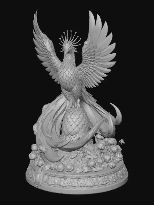 3D model for Emerald Phoenix