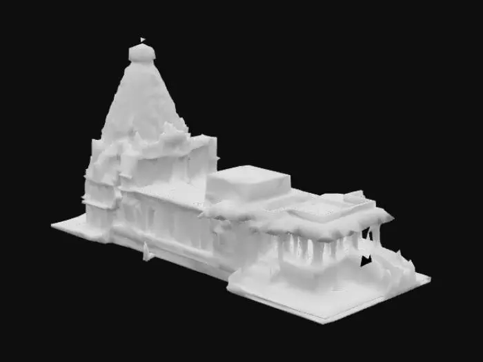 3D model for Brihadeeswarar Temple at Dusk