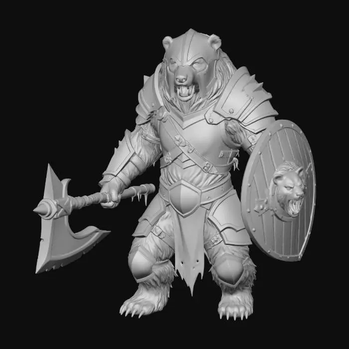 3D model for Steelbound Bear