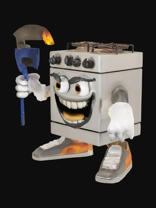 3D model for Gas Stove Max