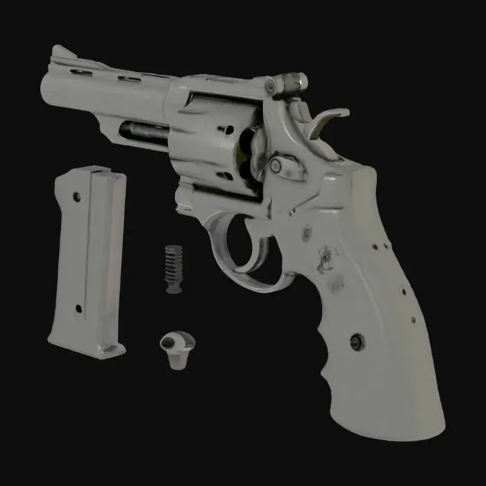 3D model for i will have a revolver ( bitte in einzel teilen muss animation noch rein machen )