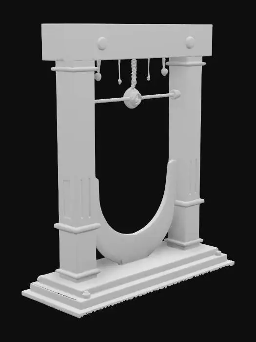 3D model for guillotine from the days of rome
