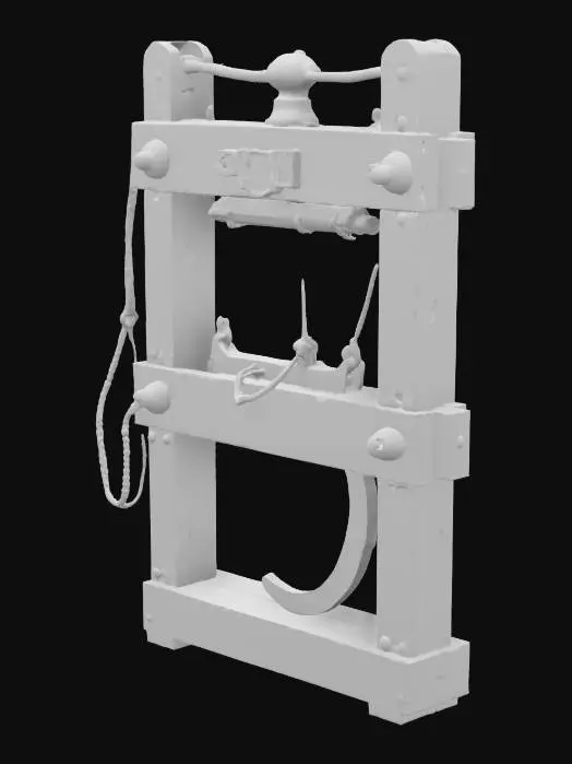 3D model for guillotine from the days of rome
