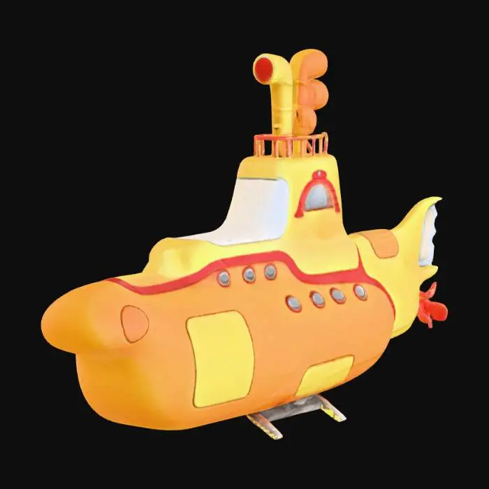 3D model for Yellow Submarine Model