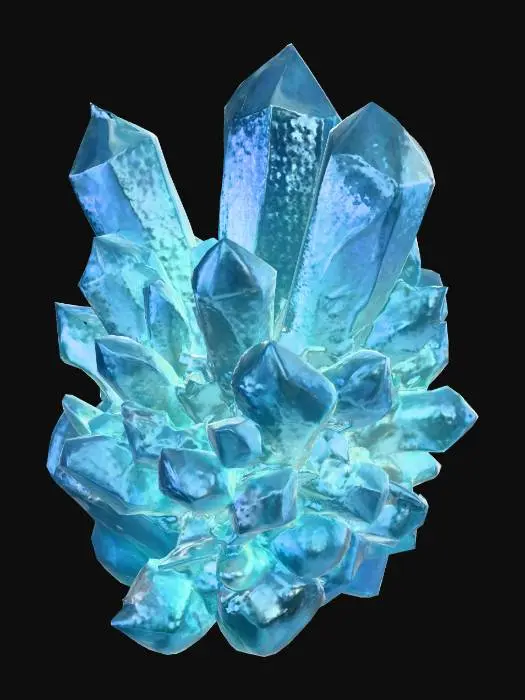3D model for 💎 Crystal Resource Node Prompt
Stylized 3D glowing crystal cluster with semi-realistic textures. Designed as a rare resource node that can be mined to obtain rare crystals. Physics-aware: shatters when struck, fragments scatter. Provide four consistent multi-view renders (front, back, left, right) for 3D reconstruction.