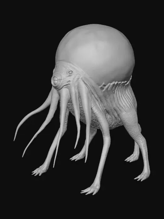 3D model for Enigmatic Wanderer