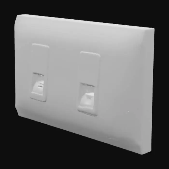 3D model for Ethernet Wall Plate
