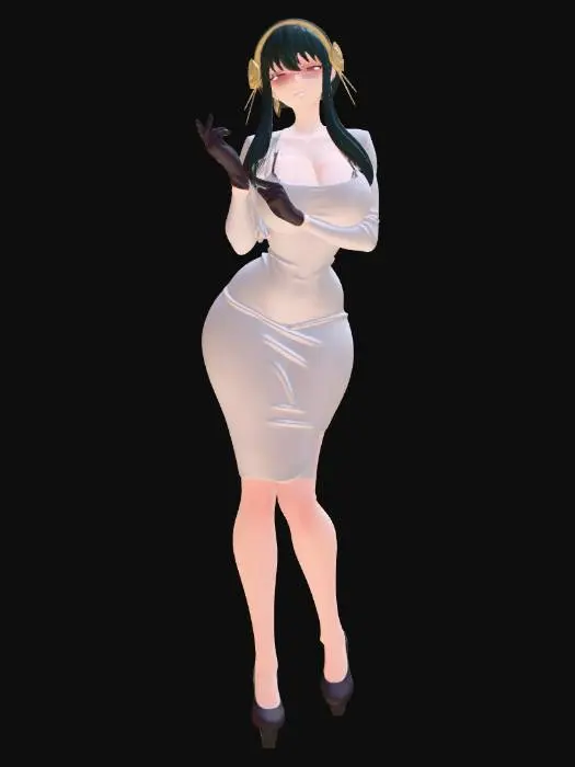 3D model for Noir Elegance