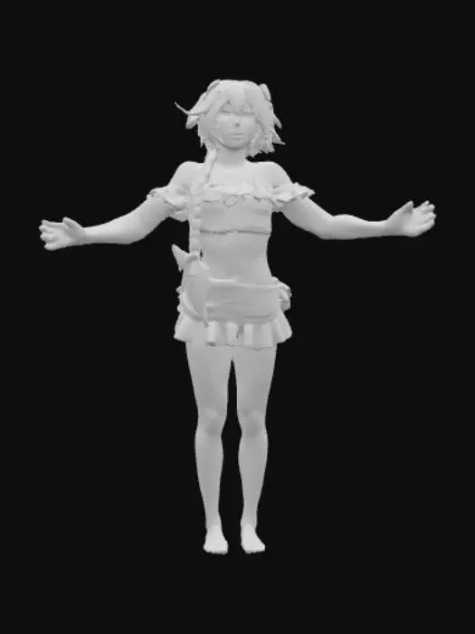 3D model for Cosplay at the Beach