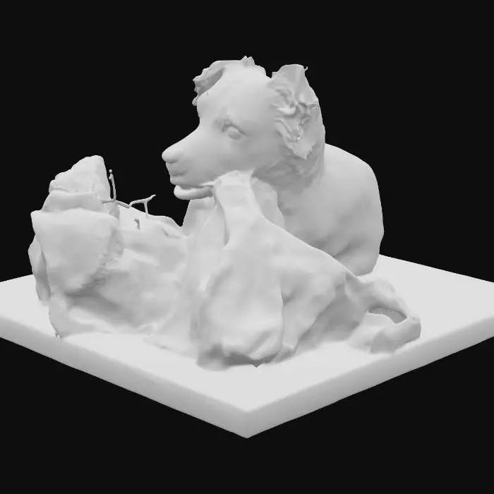 3D model for Playful Tug-of-War